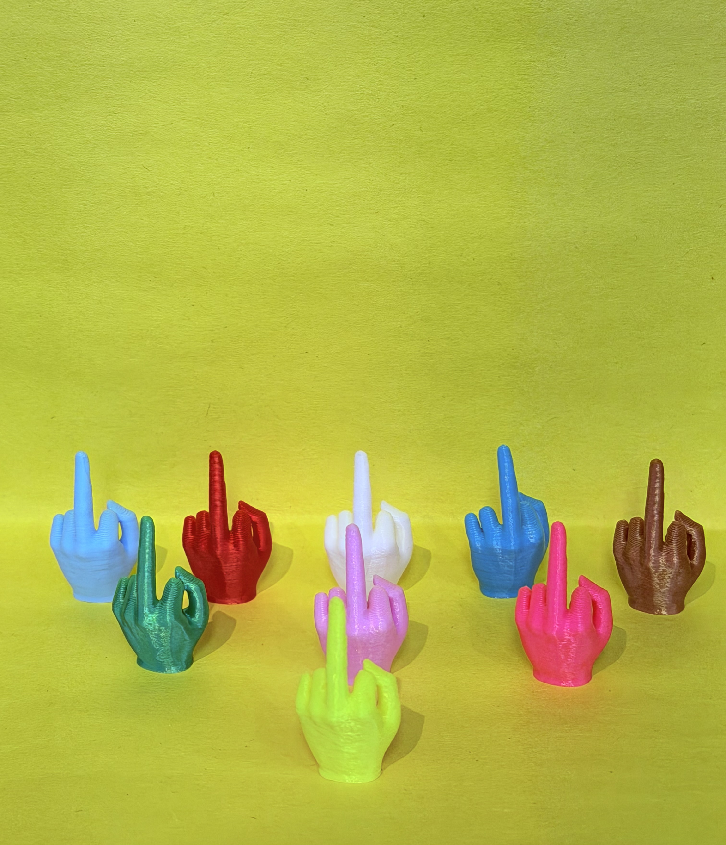Tiny Middle Finger available in multiple colors